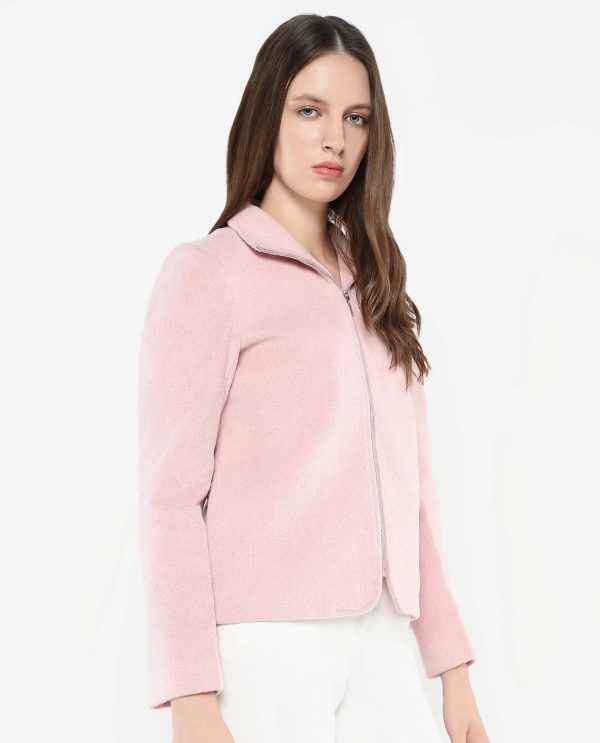 Light Pink Plain Jacket