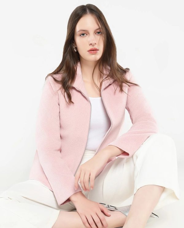 Light Pink Plain Jacket