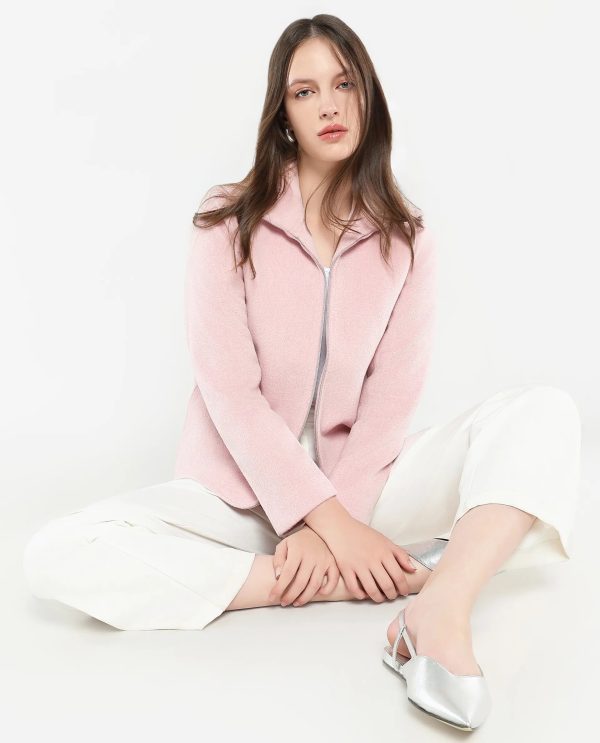 Light Pink Plain Jacket